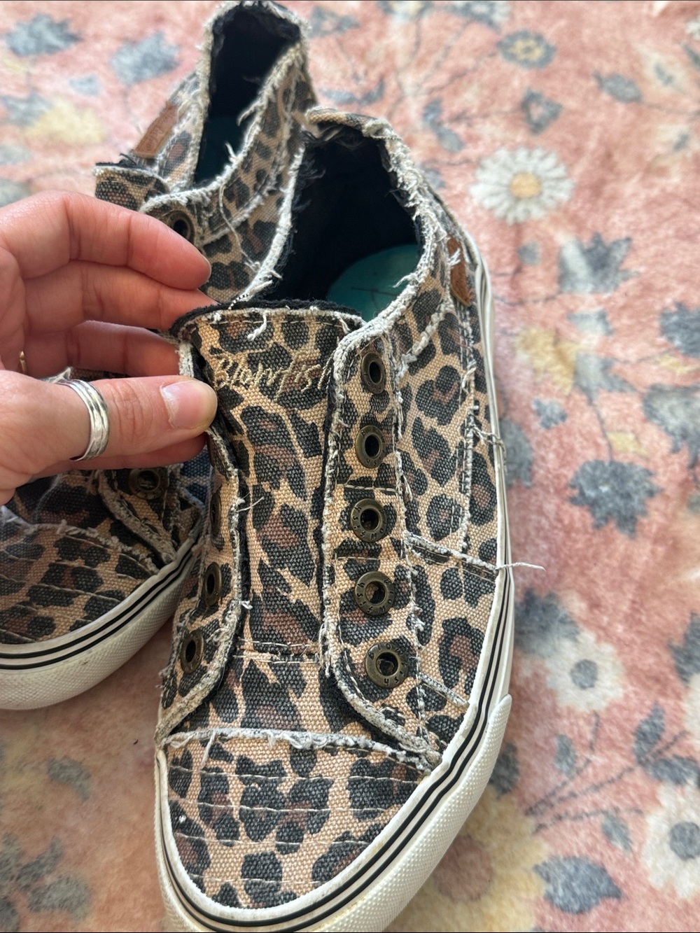 Leopard Print Slip-On Sneakers for Women - Casual Animal Pattern